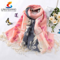 2015 Bufandas de colgante de color sólido Forme la bufanda de la borla Pashmina Cashmere Shawl abrigo Mujeres Niñas Bufanda Accesorios